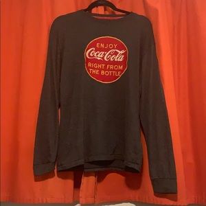 Carbon2cobalt Coca-Cola long sleeve shirt medium